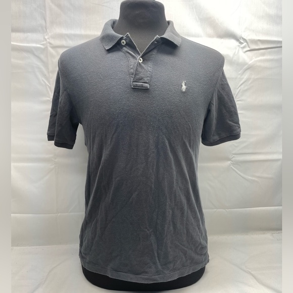 Men’s Polo By Ralph Lauren Short Sleeve Polo Shirt Size XS Grey - Picture 1 of 4